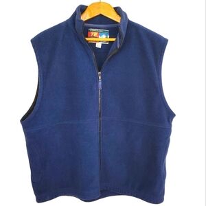 Sierra Pacific Men's Blue Fleece Vest. LG. D0060